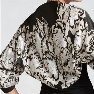 Cabi holiday silk shrug